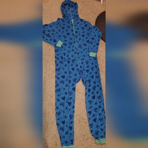 Cat & Jack Boys size 14 Gamer one piece Pajamas